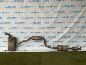 Exhaust line middle part Ford C-max MK2 13-18 with catalytic converter and barrel