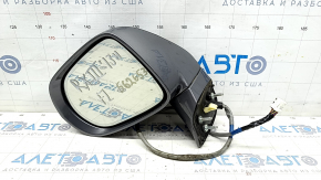 Side mirror left Lexus RX350 RX450h 10-15 16 pins, BSM, auto-dimming, auto-folding, turn signal, backlight, graphite