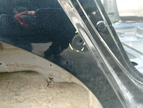 Quarter wing rear right Honda Accord 18-22 black, on the body, bumps