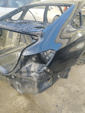 Quarter wing rear right Honda Accord 18-22 black, on the body, bumps