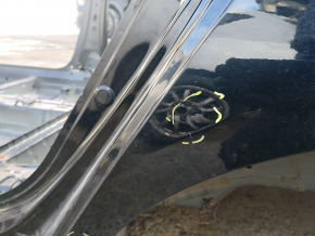 Quarter wing rear left Honda Accord 18-22 black, on the body, bumps