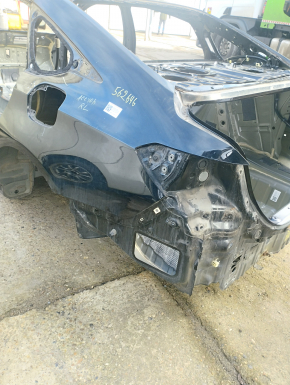 Quarter wing rear left Honda Accord 18-22 black, on the body, bumps