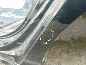 Quarter wing rear left Honda Accord 18-22 black, on the body, bumps