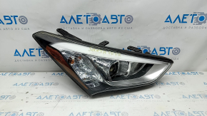 Headlight front right Hyundai Santa FE Sport 13-16 prerest, sport, halogen, peeling varnish, sand