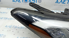 Headlight front right Hyundai Santa FE Sport 13-16 prerest, sport, halogen, peeling varnish, sand