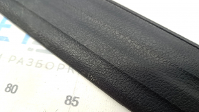Door sill trim front left outer Toyota Camry v55 15-17 usa black, type 1, worn, crack in fastening