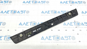 Door sill trim front left outer Toyota Camry v55 15-17 usa black, type 1, worn, crack in fastening