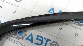 Upper rear right door molding Alfa Romeo Giulia 17-19 black with glass seal, scratches