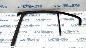 Upper rear right door molding Alfa Romeo Giulia 17-19 black with glass seal, scratches