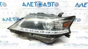 Front left headlight complete Lexus RX350 RX450h 13-15 rest, xenon, for polishing