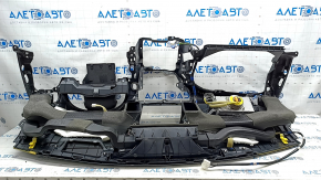 Torpedo front panel with AIRBAG Lexus RX350 RX450h 10-15 black, leather