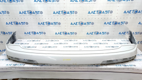 Rear bumper bare upper part Audi Q7 16- white, scratches