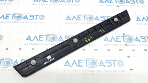 Door sill trim front left outer Toyota Camry v55 15-17 usa black, type 2, worn