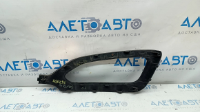 Right bumper grille Hyundai Santa FE Sport 13-16 prerest usa, under fog lights, cracked fastener