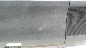 Door trim card front left Lexus RX350 RX450h 10-15 black with black insert leather, armrest gray leather type 2, for seat memory, scratches