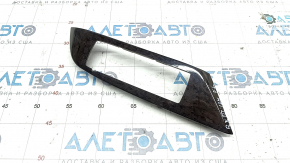 Front left window lift control trim Lexus RX350 RX450h 10-15 dark wood