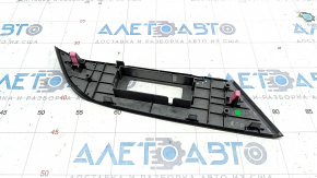 Front right window lift control trim Lexus RX350 RX450h 10-15 dark wood, broken mount