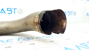 Right muffler tip Audi Q7 16 - edge rusted, no fragment