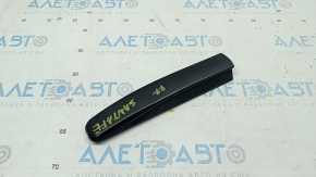 Rear right longitudinal railing trim Hyundai Santa FE Sport 13-18 black