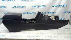 Central console with armrest Hyundai Santa FE Sport 13-16 pre-rest, dark brown, scratches