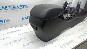 Central console with armrest Hyundai Santa FE Sport 13-16 pre-rest, dark brown, scratches