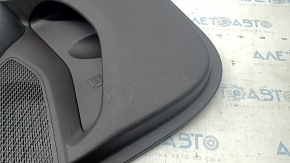 Door trim card rear right Hyundai Santa FE Sport 13-18 dark brown with beige, scratches