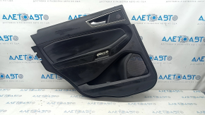 Door trim card rear left Ford Edge 19-23 black SEL, pressed