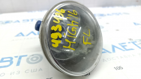 Fog light left PTF Toyota Highlander 14-19 sand, peeled reflector, no mount