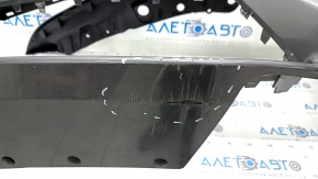 Bare front bumper Alfa Romeo Giulia 17-20 without headlight washers and parking sensors, Sport, graphite 035, broken fasteners, scratches