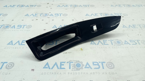 Rear left window lift control trim Ford Edge 15 - black, glossy, scratches