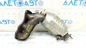 Exhaust manifold rear with catalytic converter Lexus RX450h 10-15