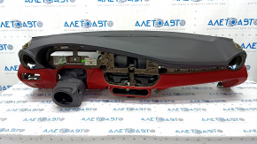 Torpedo front panel with AIRBAG Alfa Romeo Giulia 17-19 black-red