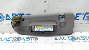 Left visor Alfa Romeo Giulia 17-21 without hook, gray with backlight, Home link, torn