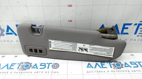 Left visor Alfa Romeo Giulia 17-21 without hook, gray with backlight, Home link, torn