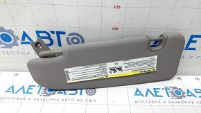 Right visor Alfa Romeo Giulia 17-21 without hook, gray with backlight