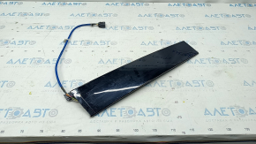 Door trim side front left Ford Edge 15- with code, black gloss, scratches, broken guide
