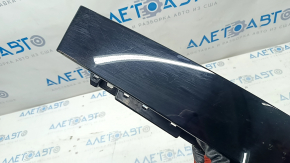 Door trim side front left Ford Edge 15- with code, black gloss, scratches, broken guide