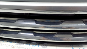 Radiator grill VW Tiguan 18- without emblem, under radar cruise, sand