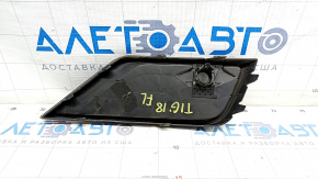 Lower grille front bumper left VW Tiguan 18-21 for parking sensors