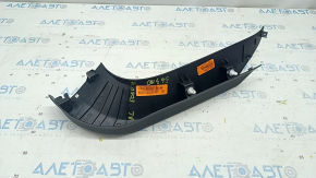 Upper left trunk door trim Ford Edge 15 - black, plastic turned white
