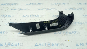 Upper right trunk door trim Ford Edge 15 - black, plastic turned white