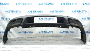 Bare rear bumper lower part VW Tiguan 18-21 for parking sensors, structure, chrome moldings, dented, scratches