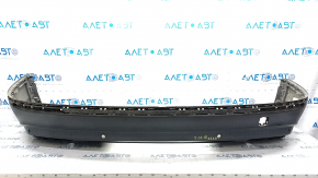 Bare rear bumper lower part VW Tiguan 18-21 for parking sensors, structure, chrome moldings, dented, scratches