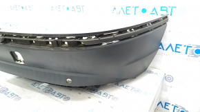 Bare rear bumper lower part VW Tiguan 18-21 for parking sensors, structure, chrome moldings, dented, scratches