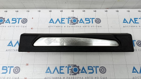 Door sill trim front right Alfa Romeo Giulia 17- black with chrome insert, scratches