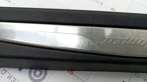 Door sill trim front right Alfa Romeo Giulia 17- black with chrome insert, scratches