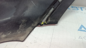 Lower lip of the front bumper Ford Edge 19 - structure, scratches, breakage of the fastener