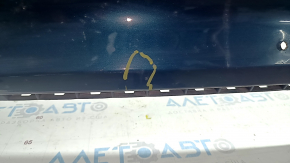 Front bumper bare Ford Edge 19 - without parking sensors, green, pressed, scratches