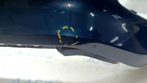 Front bumper bare Ford Edge 19 - without parking sensors, green, pressed, scratches
