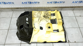 Floor covering front left Alfa Romeo Giulia 17-21 black with black footrest, dry cleanable